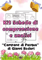 anteprima - Esercizi - Kit Didattico Pasqua: Poesia “Campane di Pasqua” di G. Rodari (Schede di Comprensione e Analisi) - Pagina di copertina