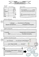 Vorschau - Arbeitsblätter - Merkblatt simple present differenziert - Seite 2