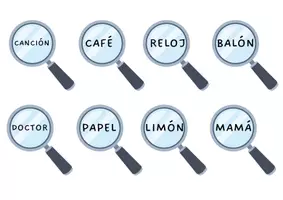 Vista previa - Manualidades / Dibujos para colorear - DETECTIVES DE PALABRAS: AGUDAS, LLANAS Y ESDRÚJULAS - página 3