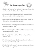 Vorschau - Aufgabenkarten - Klanggeschichte Sommer (Musik Kl. 2/3) - Seite 1