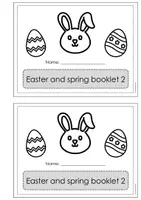 Vorschau - Arbeitsblätter - Easter and spring booklet 2: Kleines Übungsheft Englisch Grundschule - Seite 1