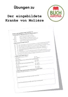 Vorschau - Arbeitsblätter - Übungen zu "Der eingebildete Kranke von Molière" - Deckblatt