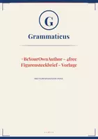 Vorschau - Unterrichtsreihen - 4free – Figurensteckbrief für kreatives Schreiben | Charakterentwicklung Deutsch (Sekundarstufe I) - Deckblatt