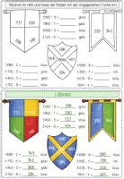 Vorschau - Arbeitsblätter - Rechenmalblatt schriftlich dividieren Märchen - Seite 3