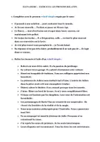 Aperçu - Feuilles d'exercices - Les pronoms relatifs simples et composés. Exercices - Page de couverture