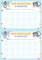 Vorschau - Fördermaterial/Inklusion - Stempelpass Grundschule | Sammelpass für Belohnungen | Belohnungssystem | Motivation & Classroom Management - Seite 1