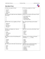 Vorschau - Arbeitsblätter - Texas (US State) – Materialpaket (English) - Seite 2