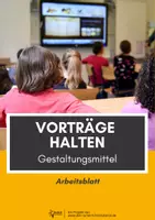 Vorschau - Arbeitsblätter - Vorträge halten: Gestaltungsmittel - Deckblatt
