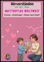 Vorschau - Arbeitsblätter - Muttertag weltweit - Hörverständnis inkl. mp3 + Aufgaben - Deckblatt