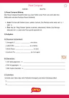Vorschau - Arbeitsblätter - Le Passé Composé: differenziertes Arbeitsblatt (G, M, E) - Seite 1
