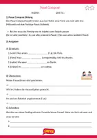 Vorschau - Arbeitsblätter - Le Passé Composé: differenziertes Arbeitsblatt (G, M, E) - Seite 2