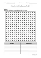 Vorschau - Arbeitsblätter - Fabeln - Suchsel und Wimmelbild (inkl. Lösungen) - Deckblatt