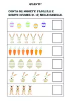 anteprima - Materiale di supporto/inclusione - MATEMATICA (CLASSE 1 ELEMENTARE) - Pagina 3