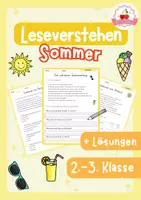 Vorschau - Arbeitsblätter - Lesetraining, Schreiben und Sprechen - Grundschule - Sommerpaket - Seite 1