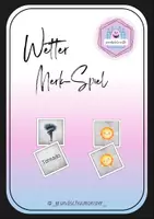 Vorschau - Spiele - Thema Wetter - Merkspiel - Deckblatt