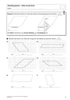 Vorschau - Arbeitsblätter - Flächeninhalt und Umfang: Parallelogramm - Arbeitsblätter und Test zur sonderpädagogischen Förderung - Seite 3