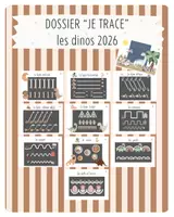 Aperçu - Apprentissages en autonomie - 21. Dossier "je trace" - Les Dinos 2026 - Page de couverture