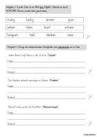 Vorschau - Arbeitsblätter - Lernzielkontrolle Grammatik - Wortarten, Satzglieder - Seite 2