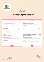 Vorschau - Arbeitsblätter - AB Relativpronomen (qui, que, où, lequel): differenziert - Deckblatt