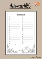 Vorschau - Arbeitsblätter - 🎃 Halloween-ABC & Halloweengeschichte (Klasse 3-6) - Deckblatt