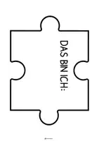 Vorschau - Mal- und Bastelvorlagen - Gruppenpuzzle - Steckbrief - Schulananfang - Kennenlernen - Seite 2