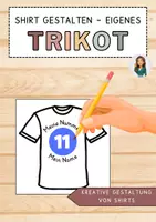 Vorschau - Mal- und Bastelvorlagen - T-Shirt - Trikot zum selbst gestalten - EM WM - Deckblatt