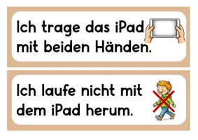 Vorschau - Poster - Unsere iPad Regeln. Karten für den Aushang - Seite 2