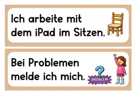 Vorschau - Poster - Unsere iPad Regeln. Karten für den Aushang - Seite 3