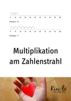 Vorschau - Arbeitsblätter - Einführung Multiplikation am Zahlenstrahl (das kleine 1x1) - Deckblatt