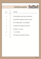 Vorschau - Arbeitsblätter - BRD und DDR - selbstständige Erarbeitung - Deckblatt