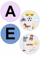 Vista previa - Juegos / Gamificación - Juego manipulativo de vocales (Infantil y primaria) - página 1