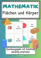 Vorschau - Arbeitsblätter - Materialpaket: Geometrie – Flächen & Körper entdecken und vertiefen - Seite 1