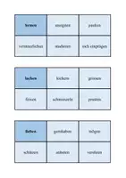 Vorschau - Aufgabenkarten - Zuordnungsaktivität Synonyme: Abwechslungsreiche Verben (Wortfelder & Wortschatzarbeit) - Seite 3