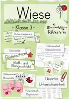 Vorschau - Unterrichtsreihen - Die Wiese (Schwerpunkt: Schmetterling) - Deckblatt