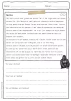Vorschau - Arbeitsblätter - Sachtext Gorilla - Seite 3