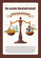 Vorschau - Unterrichtsreihen - Arbeitsheft Soziale Marktwirtschaft - selbstorientiert & motivierend - Deckblatt