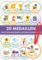 Vorschau - Fördermaterial/Inklusion - Medaillen zum Schuljahresende | Zeugnisse & Auszeichnungen | Zeugnisbeilage | Abschied Grundschule | Grundschulabschluss - Deckblatt