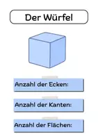 Vorschau - Arbeitsblätter - Geometrie: Steckbriefe Körper (Gruppenarbeit) - Seite 2