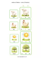 Voorbeeld - Hakken en Plakken - Lente (3 klanken) - Voorblad