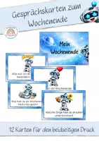 Vorschau - Anderer Materialtyp - Gesprächskarten Wochenende - Deckblatt