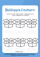 anteprima - Materiale di supporto/inclusione - RADDOPPIA IL NUMERO. Calcoliamo il doppio. - Pagina 3