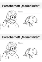 Vorschau - Unterrichtsreihen - Marienkäfer | Forscherheft - Seite 1