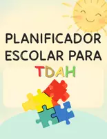 Vista previa - Hojas de trabajo - TDAH Planificador Escolar - Portada