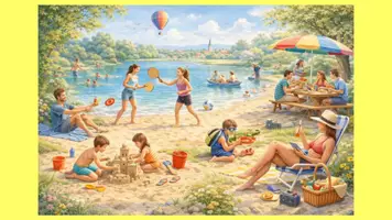 Vorschau - Stundenentwürfe - Wimmelbild: Sommerfreuden - Kreatives Schreiben, Wortarten, Satzglieder, Rechtschreibung - Seite 3