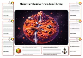 Vorschau - Anderer Materialtyp - BONUS Lernlandkarten 3D Planeten - Seite 2