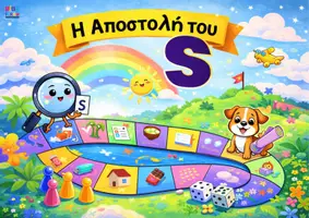 Προεπισκόπηση - Υποστηρικτικό υλικό / Ειδική αγωγή - Η αποστολή του S - Επιτραπέζιο Παιχνίδι - Σελίδα 1
