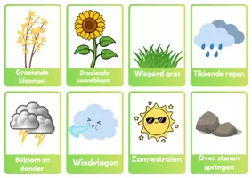 Voorbeeld - Thema natuur - Bewegingstussendoortjes - Pagina 1