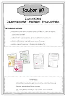 Vorschau - Spiele - Zauber AG - Zaubertrankposter + AB + Kreuzworträtsel - Seite 1