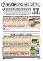 Vorschau - Arbeitsblätter - Beschichten/Schutz von Metall + Kreuzworträtsel - Seite 2