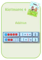 Vorschau - Fördermaterial/Inklusion - Klettmappe 4 - ZR 5 Addition - Deckblatt